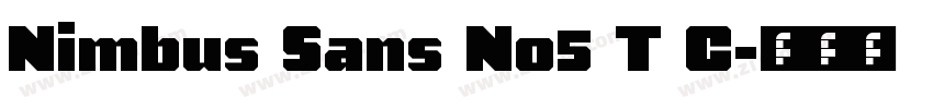 Nimbus Sans No5 T C字体转换